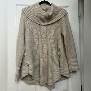 Anthropologie Angel of the North Sweater Wool Blend Size Large